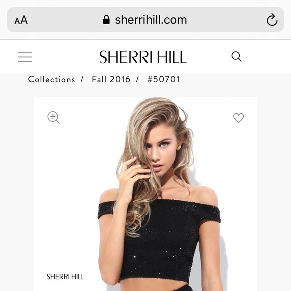 #50701 Sherri Hill Black Dress Black Size 2 - Picture 6 of 15